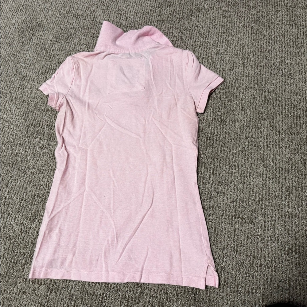Abercrombie & Fitch Light Pink Polo Shirt - Picture 4 of 4